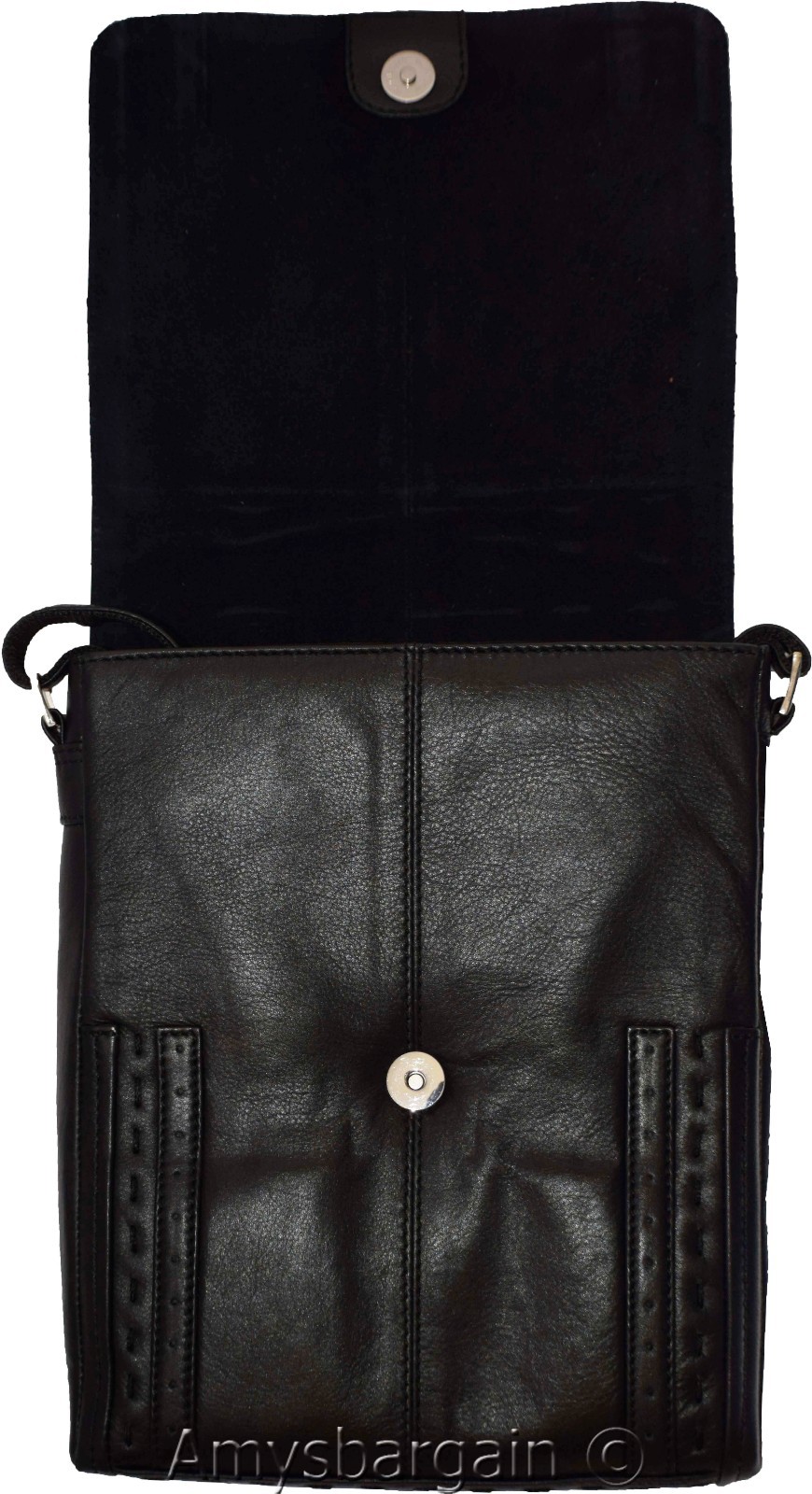 Men's hand bag, Black & Brown Shoulder Bag Handbag Men's Fashion leather bag BN - Image 5