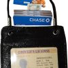 New Business card case, card holder w/ neck string, fifty business IDs card bnwt