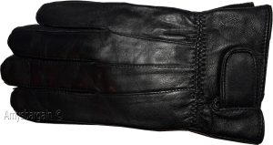 New L Women's Leather Gloves Black warm Winter Gloves casual leather Gloves - Image 5