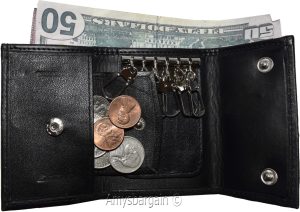 New Leather Key Chain; Zip Coin Case; Key Ring; key chain for men and women #573 - Image 6