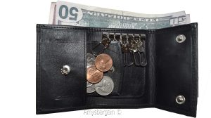 New Leather Key Chain; Zip Coin Case; Key Ring; key chain for men and women #573 - Image 7