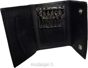 New Leather Key Chain; Zip Coin Case; Key Ring; key chain for men and women #573 - Image 9