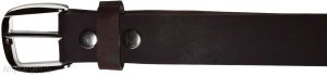 New Medium size Leather Belt, Snap on Cowhide One Piece Brown leather Belt BNWT - Image 8