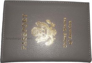 New USA Leather passport case wallet credit ATM card case ID holder Brand New WT - Image 11