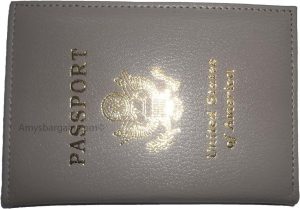 New USA Leather passport case wallet credit ATM card case ID holder Brand New WT - Image 6