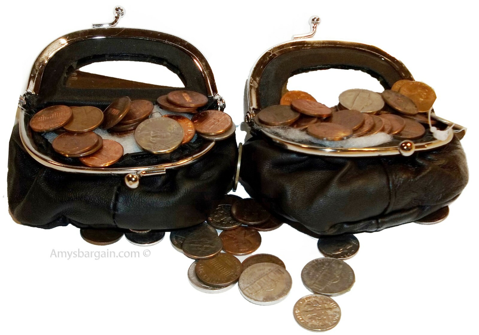 New Women's Leather Mirror Change Purse coin bag Women’s Wallet bag mini purse++ - Image 5