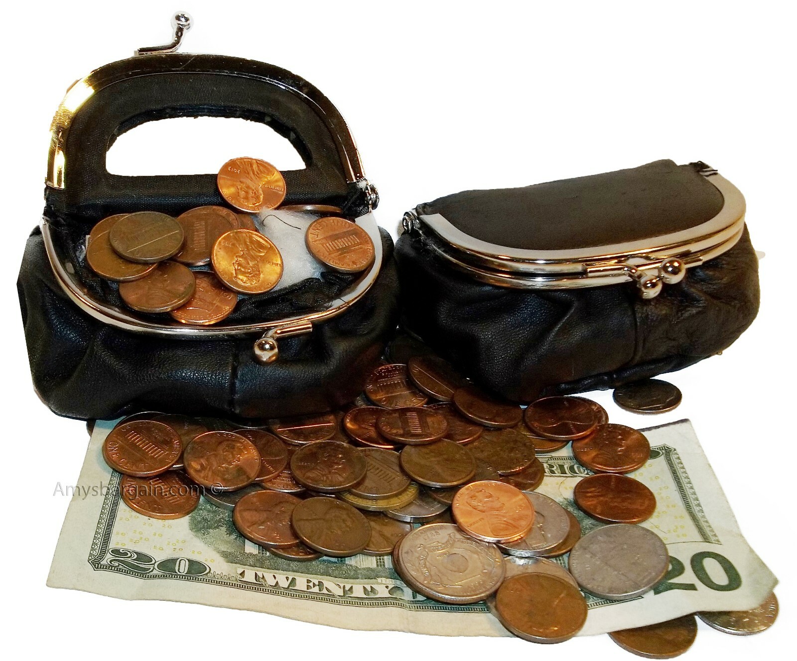 New Women's Leather Mirror Change Purse coin bag Women’s Wallet bag mini purse++ - Image 7