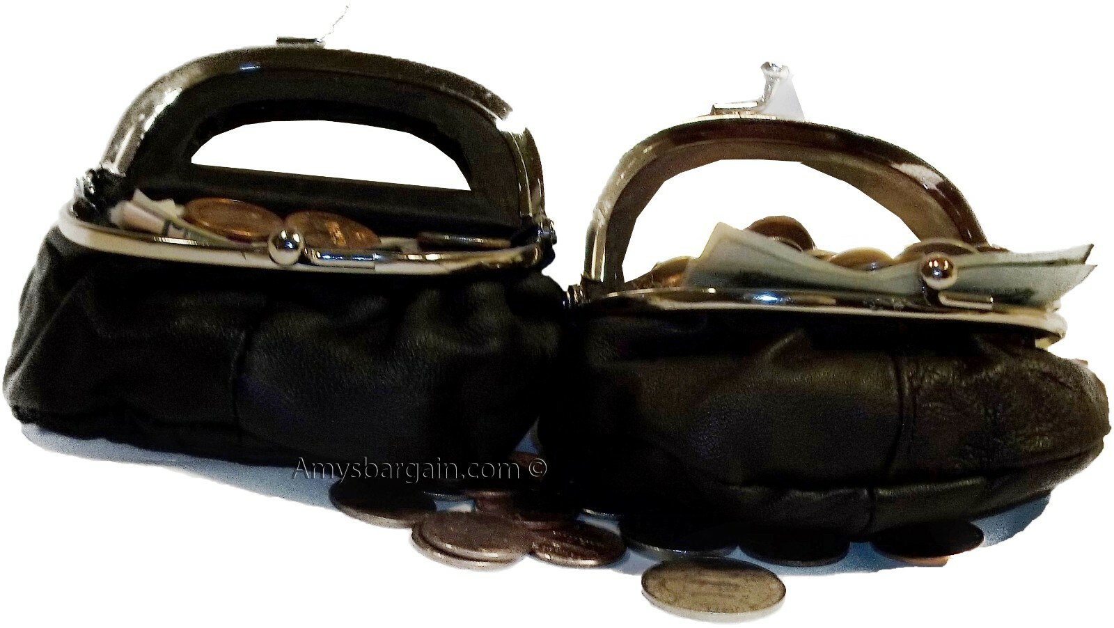 New Women's Leather Mirror Change Purse coin bag Women’s Wallet bag mini purse++ - Image 9