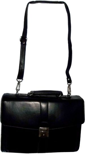 New leather briefcase business case attaché case handbag business bag - Image 9