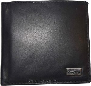 New man's billfold wallet 8 card spaces ID window Suede lined interior Brand BN - Image 3