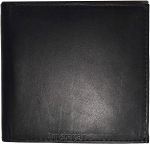 New man's billfold wallet 8 card spaces ID window Suede lined interior Brand BN - Image 6