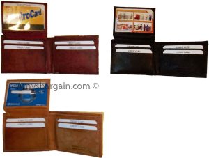 New style leather man's wallets 2 suede lined billfolds Credit card ID holder - Image 11