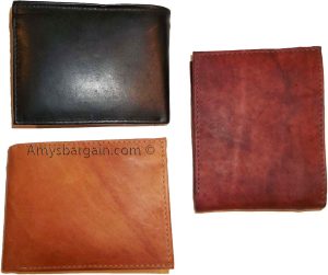 New style leather man's wallets 2 suede lined billfolds Credit card ID holder - Image 4