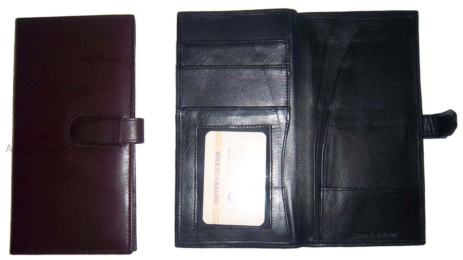 New women/men's document organizer passport ID airline ticket checkbook ATM card - Image 3