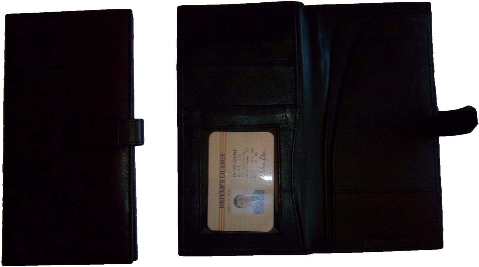 New women/men's document organizer passport ID airline ticket checkbook ATM card - Image 8