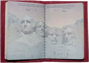 Passport case, Leather passport cover, Red wallet credit card case ID holder NWT - Image 7