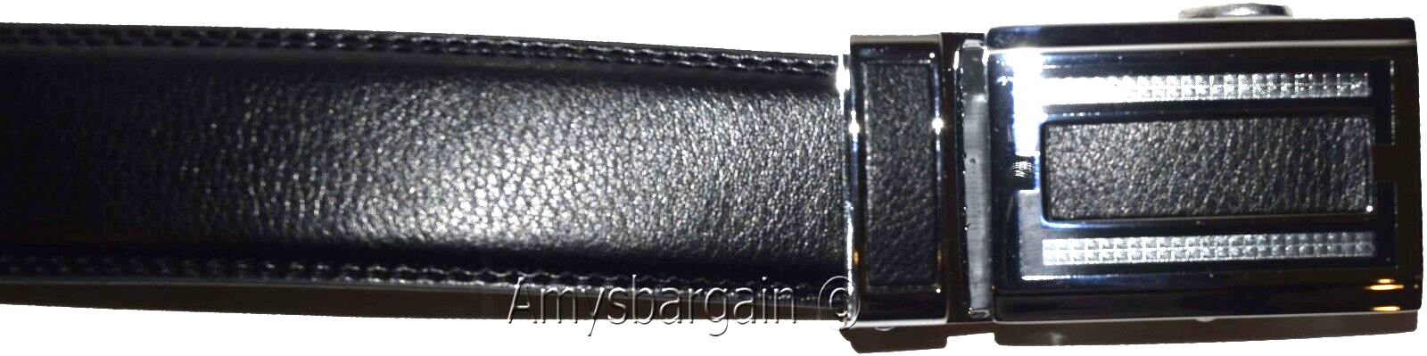 Quick-lock Men's leather dress belt XL Casual belt Automatic fit leather belt - Image 11
