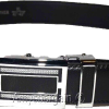Quick-lock Men's leather dress belt XL Casual belt Automatic fit leather belt