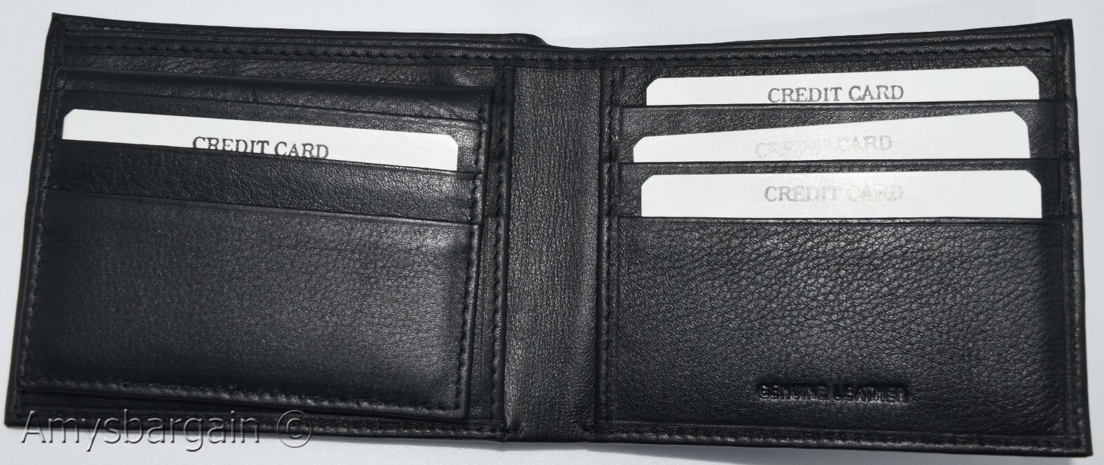 RFID men's wallet bifold genuine leather protect IDs credit cards new in box - Image 15