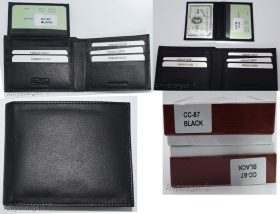 RFID men's wallet bifold genuine leather protect IDs credit cards new in box