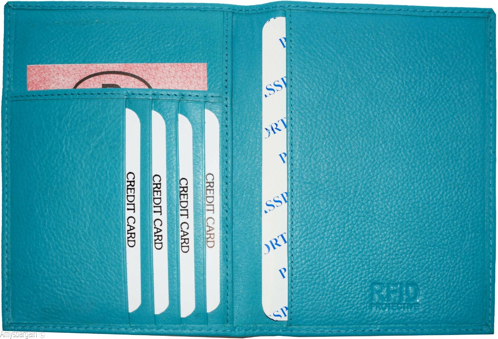RFID passport case genuine leather passport cover USA leather passport holder - Image 7