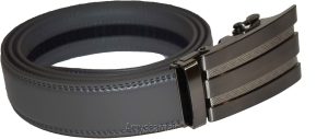 Real Leather Men’s Belt (M) Automatic lock. Dress & Casual belt. Fashion belt. - Image 4