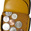 Unisex Leather change purses, Coin case, Vintage styled change purse, BNWT
