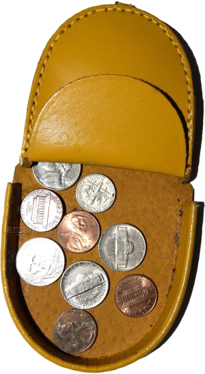 Unisex Leather change purses, Coin case, Vintage styled change purse, BNWT - Image 5