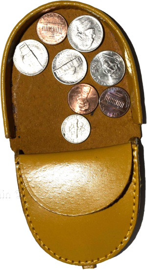 Unisex Leather change purses, Coin case, Vintage styled change purse, BNWT - Image 8