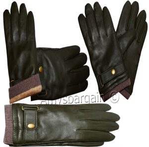 Men’s gloves genuine lambskin leather winter gloves, wool lined winter gloves - Image 14