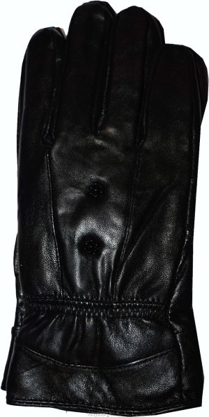 women's leather gloves black warm winter genuine leather gloves guantes de piel - Image 11