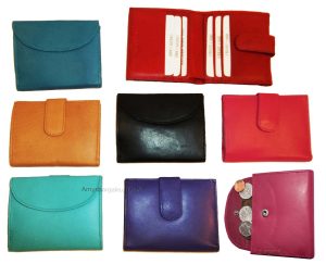 Woman's Wallet. Leather Wallet. 8 Cards ID Billfold Coin purse. wallet Br New. - Image 11
