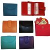 Woman's Wallet. Leather Wallet. 8 Cards ID Billfold Coin purse. wallet Br New.