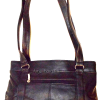 Woman's leather tote bag Black handbag, shopping bag day bag Pocketbook Brnd New