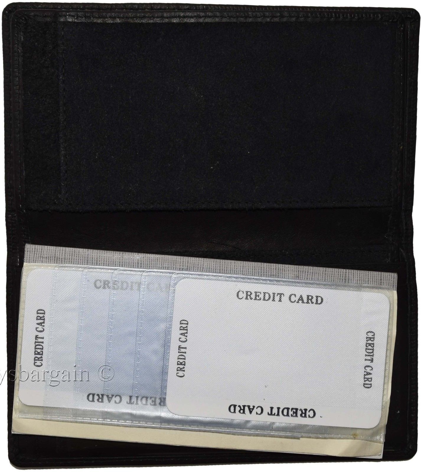 Women/Man's Leather Checkbook Wallet Unbranded Black checkbook cover new - Image 7