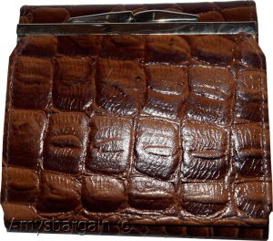 Women’s Crocodile Leather wallet Ladies wallet change purse cards bills ID new - Image 6
