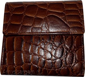 Women’s Crocodile Leather wallet Ladies wallet change purse cards bills ID new - Image 7