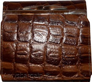 Women’s Crocodile Leather wallet Ladies wallet change purse cards bills ID new - Image 8
