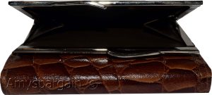 Women’s Crocodile Leather wallet Ladies wallet change purse cards bills ID new - Image 9