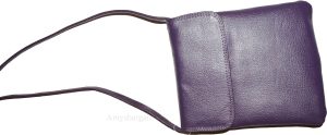 Women's Leather handbag Purple handbag purse leather day bag party bag Swing bag - Image 12