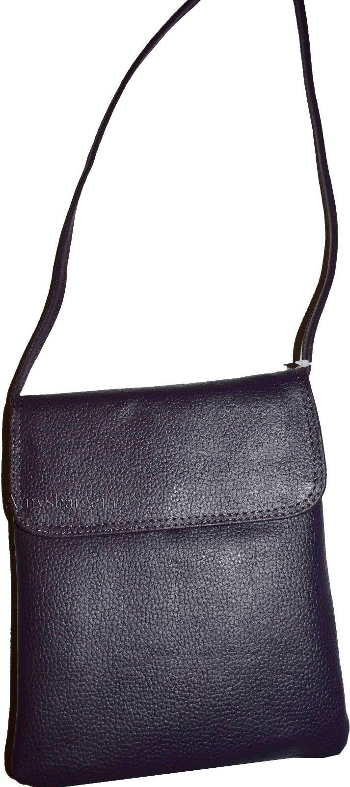 Women's Leather handbag Purple handbag purse leather day bag party bag Swing bag - Image 3