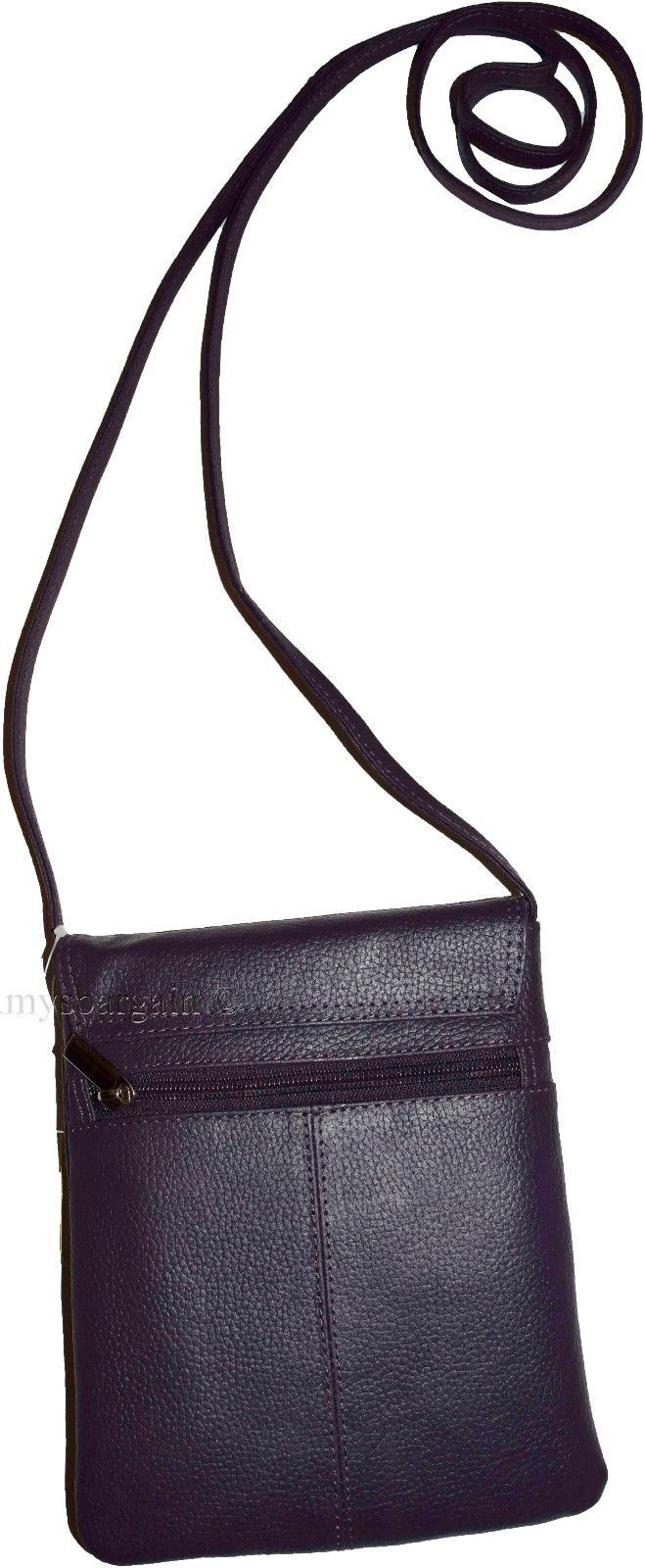 Women's Leather handbag Purple handbag purse leather day bag party bag Swing bag - Image 9