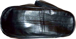 Women/s large leather cosmetic make up case doorknob hanger toiletry case - Image 8
