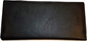 Womens leather Oorganizer checkbook passports credit cards bills leather wallet - Image 9