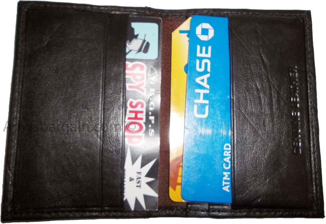 business card case leather business credit card case leather case new case #2 - Image 3