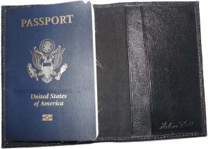 crocodile printed leather passport case wallet credit card case passport holder - Image 11