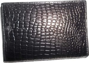 crocodile printed leather passport case wallet credit card case passport holder - Image 8