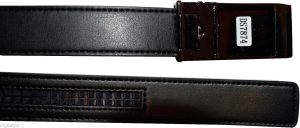 leather belt genuine leather dress casual track line ratchet women's black belt - Image 9