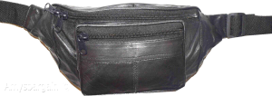 leather waist pouch black pouch waist bag leather bag fanny pack brand new bag - Image 11