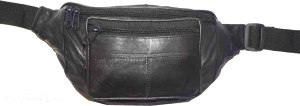leather waist pouch black pouch waist bag leather bag fanny pack brand new bag - Image 13